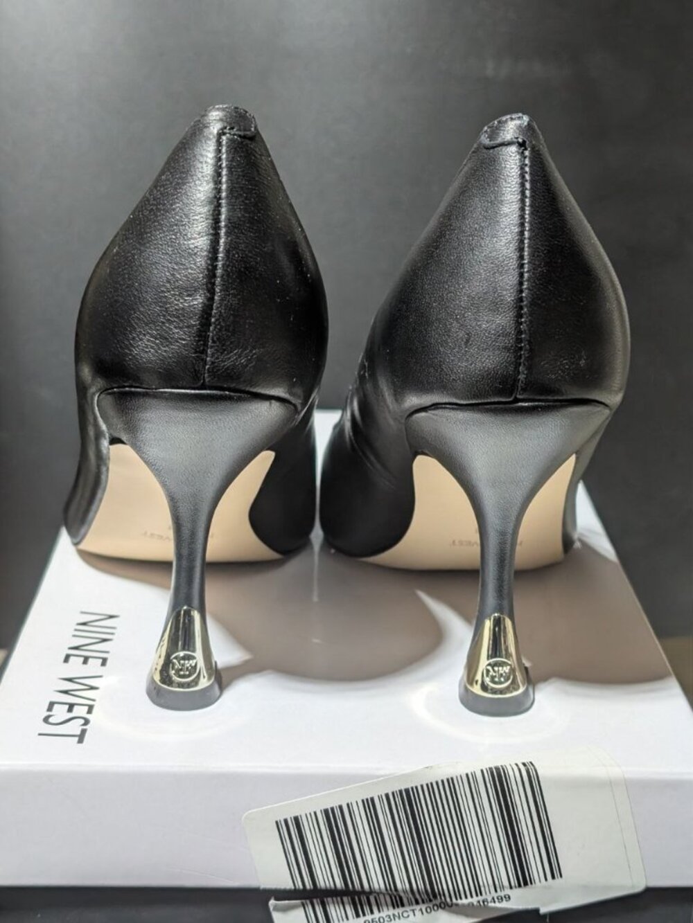 Nine West Vylot Pointy Toe Pumps Black US Size 10 - Picture 4 of 10